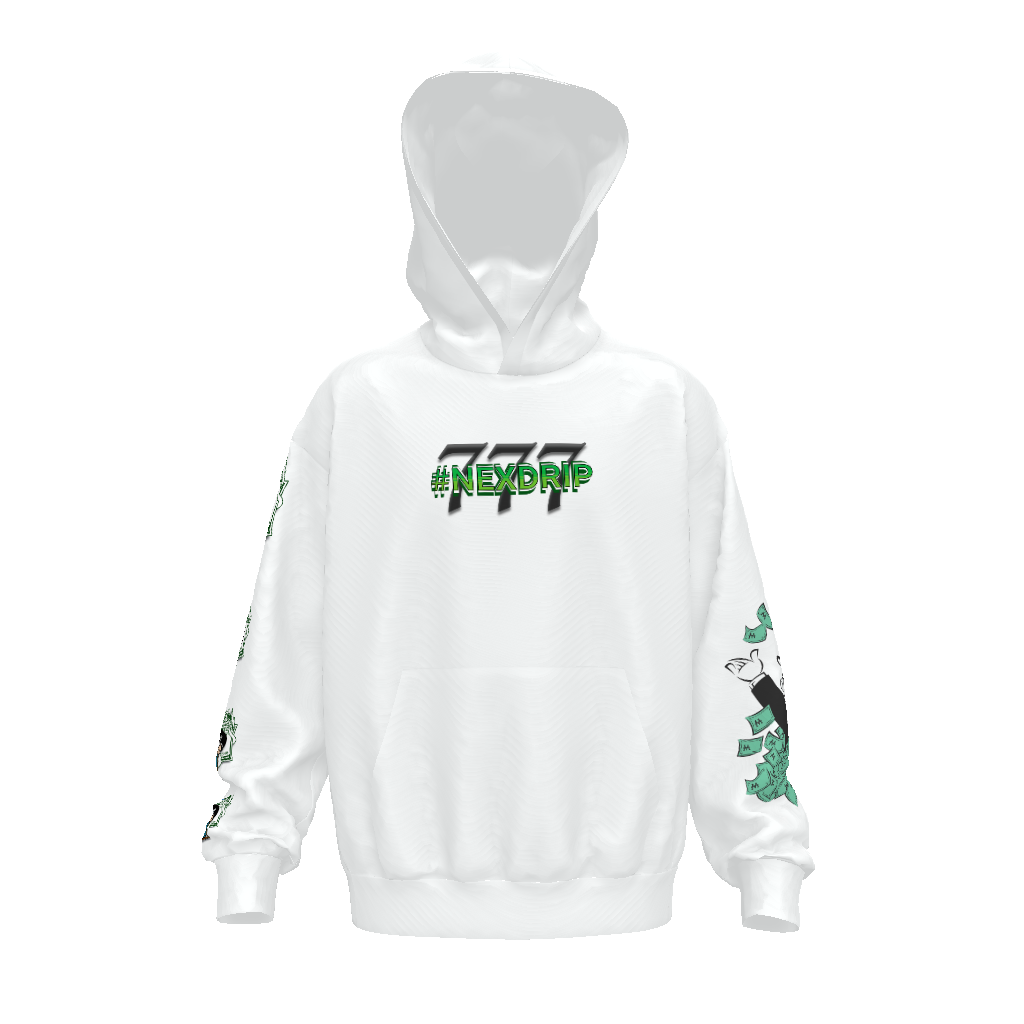 NEXDRIP White Hoodie LOVE MONEY!!!